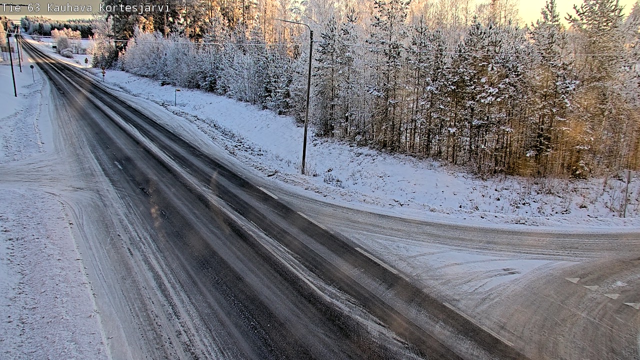 Weather Camera Image Väg 63 Kauhava Kortesjärvi, Kauhava, Etelä-Pohjanmaa