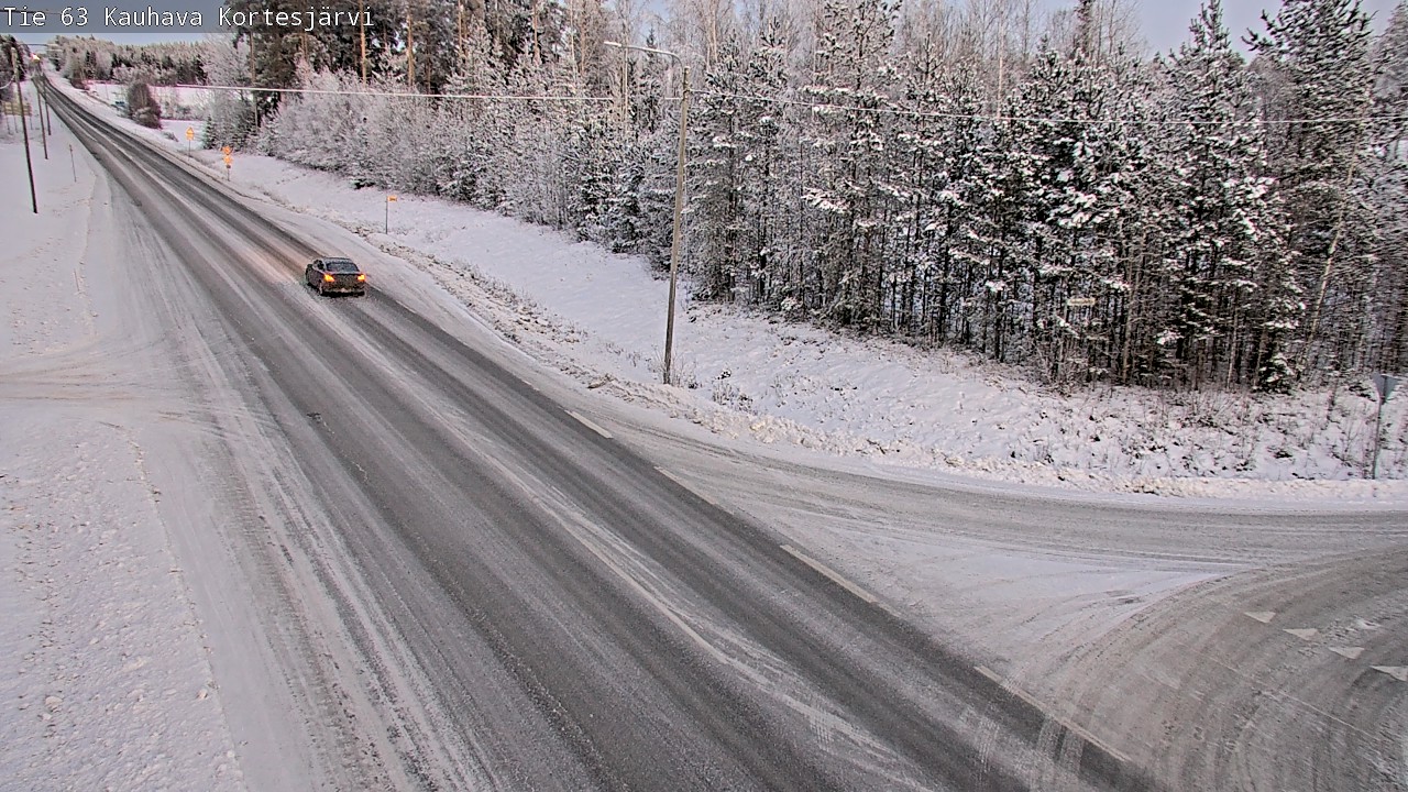 Weather Camera Image Väg 63 Kauhava Kortesjärvi, Kauhava, Etelä-Pohjanmaa