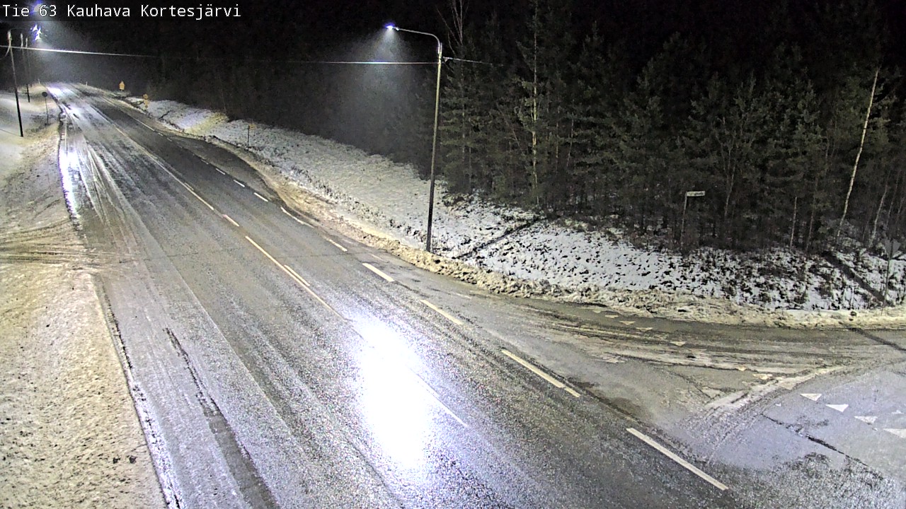 Weather Camera Image Road 63 Kauhava Kortesjärvi, Kauhava, Etelä-Pohjanmaa