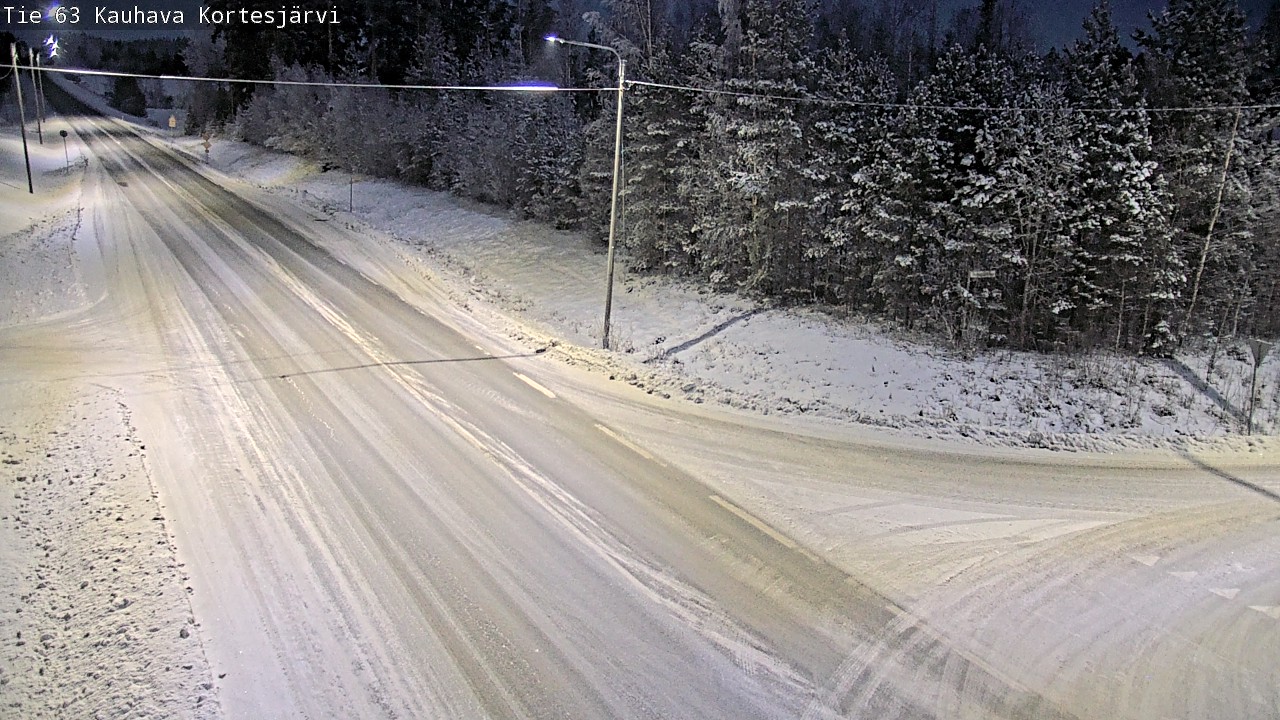 Weather Camera Image Väg 63 Kauhava Kortesjärvi, Kauhava, Etelä-Pohjanmaa