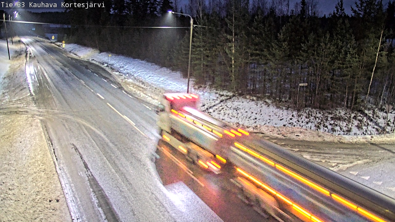 Weather Camera Image Road 63 Kauhava Kortesjärvi, Kauhava, Etelä-Pohjanmaa