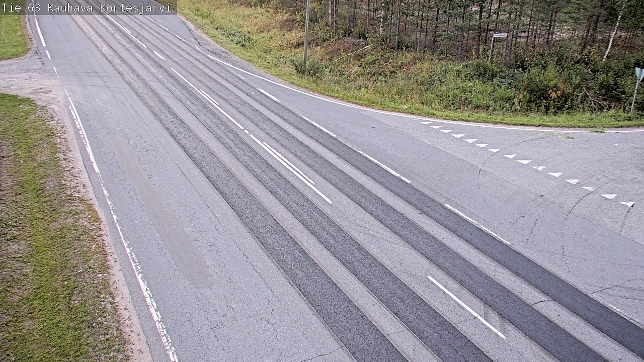 Weather Camera Image Road 63 Kauhava Kortesjärvi, Kauhava, Etelä-Pohjanmaa
