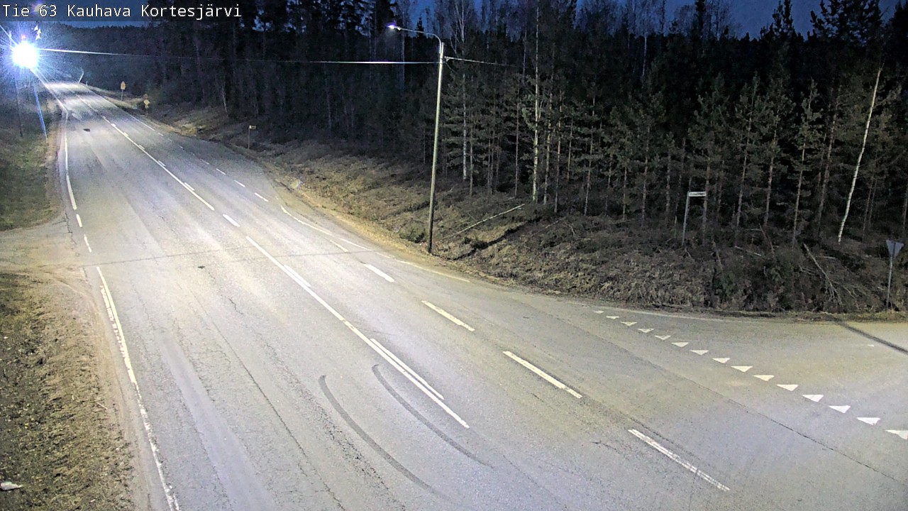 Weather Camera Image Väg 63 Kauhava Kortesjärvi, Kauhava, Etelä-Pohjanmaa