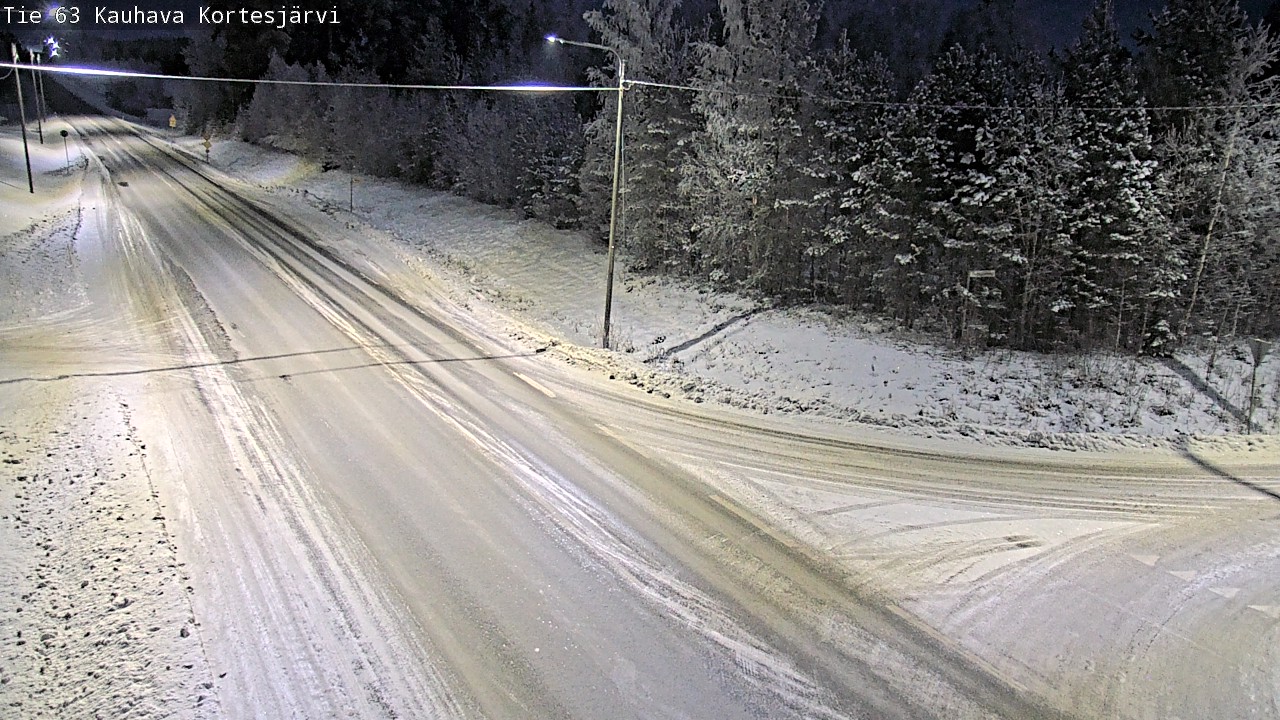 Weather Camera Image Road 63 Kauhava Kortesjärvi, Kauhava, Etelä-Pohjanmaa