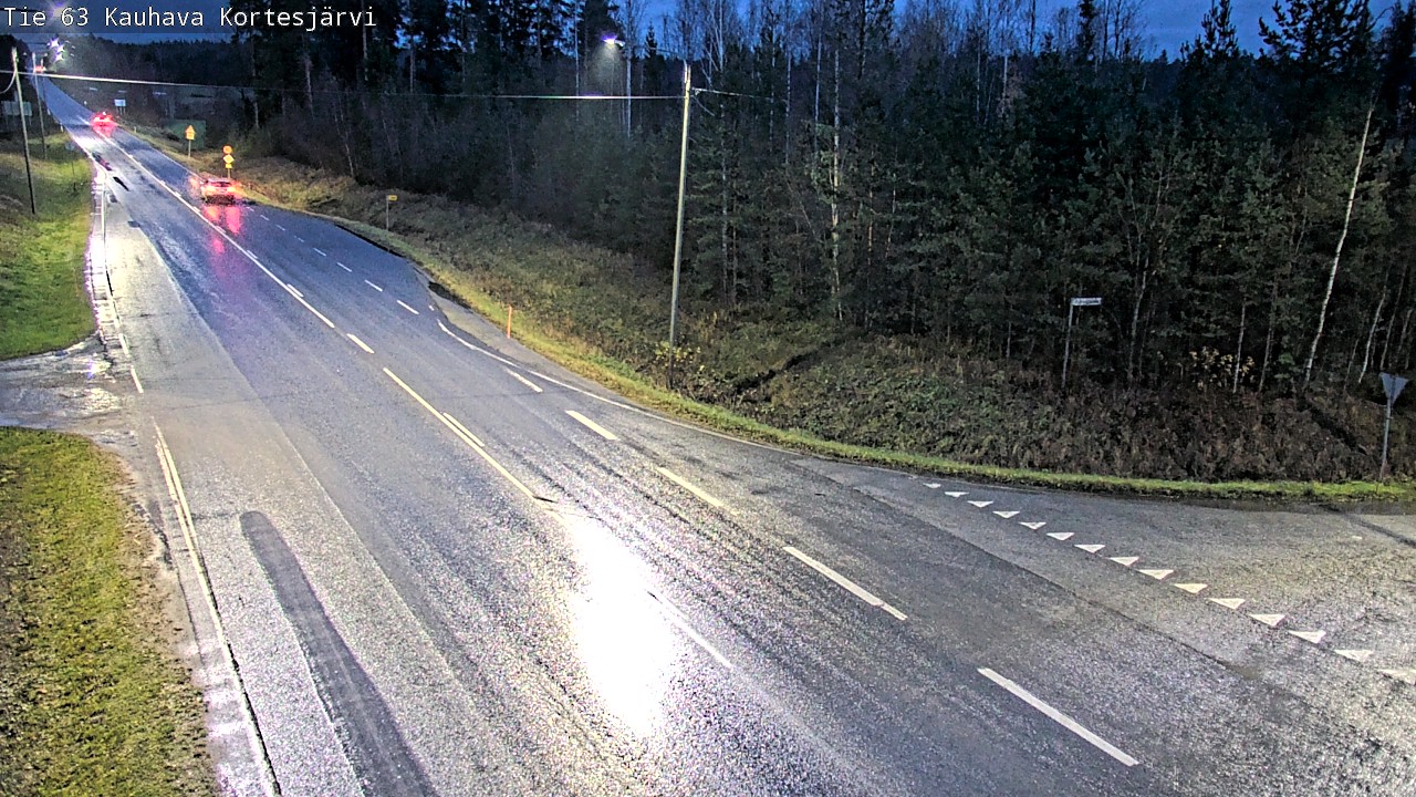 Weather Camera Image Road 63 Kauhava Kortesjärvi, Kauhava, Etelä-Pohjanmaa