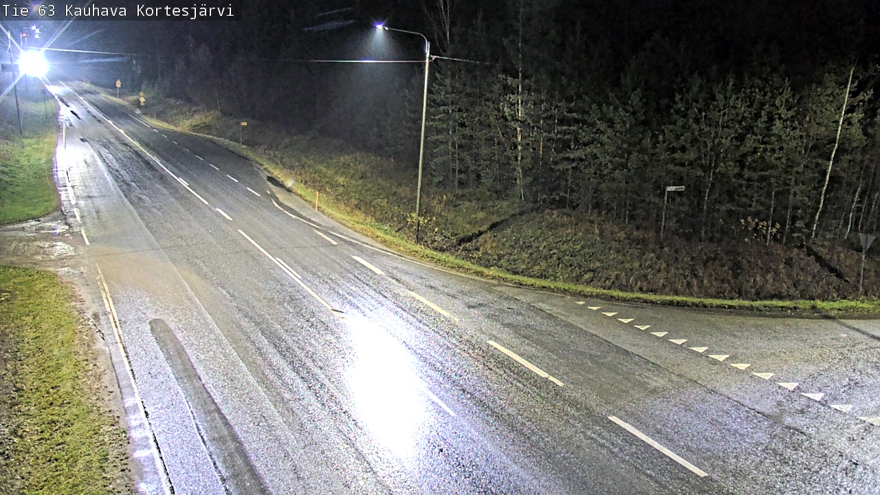 Weather Camera Image Road 63 Kauhava Kortesjärvi, Kauhava, Etelä-Pohjanmaa