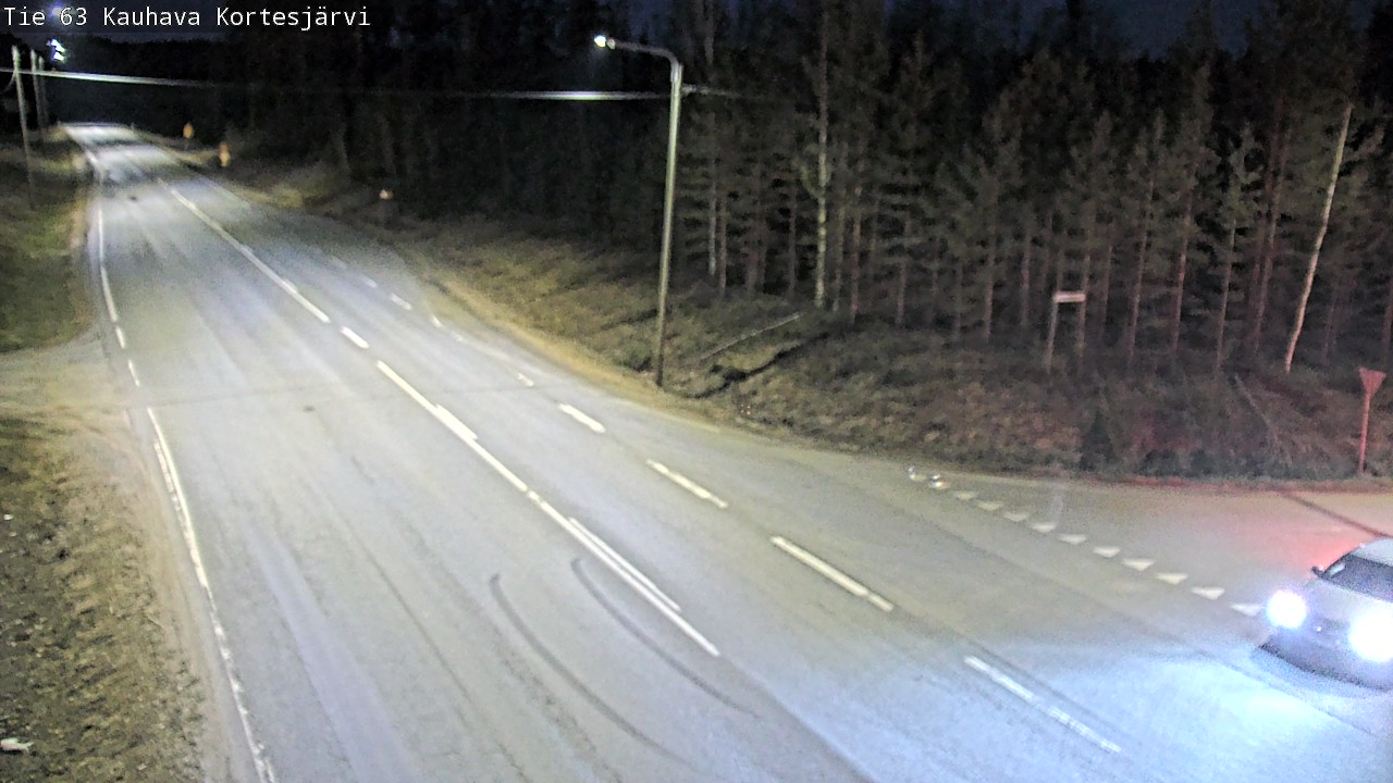 Weather Camera Image Road 63 Kauhava Kortesjärvi, Kauhava, Etelä-Pohjanmaa