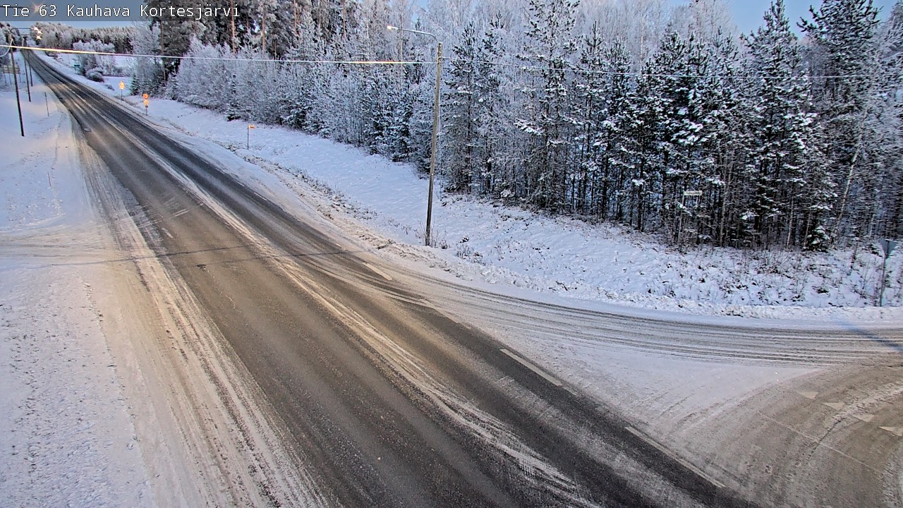 Weather Camera Image Road 63 Kauhava Kortesjärvi, Kauhava, Etelä-Pohjanmaa