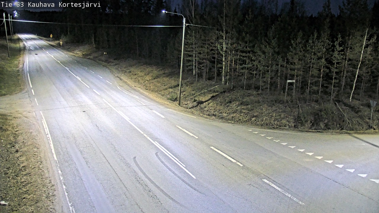Weather Camera Image Road 63 Kauhava Kortesjärvi, Kauhava, Etelä-Pohjanmaa