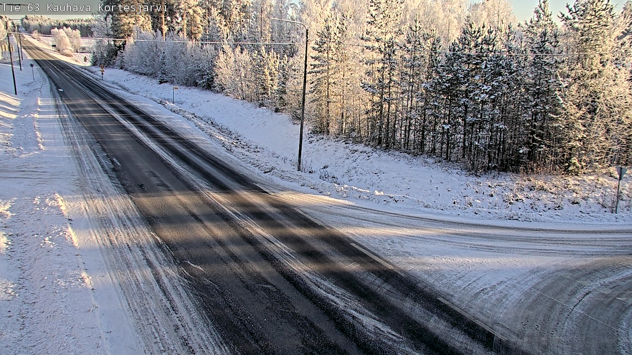 Weather Camera Image Road 63 Kauhava Kortesjärvi, Kauhava, Etelä-Pohjanmaa
