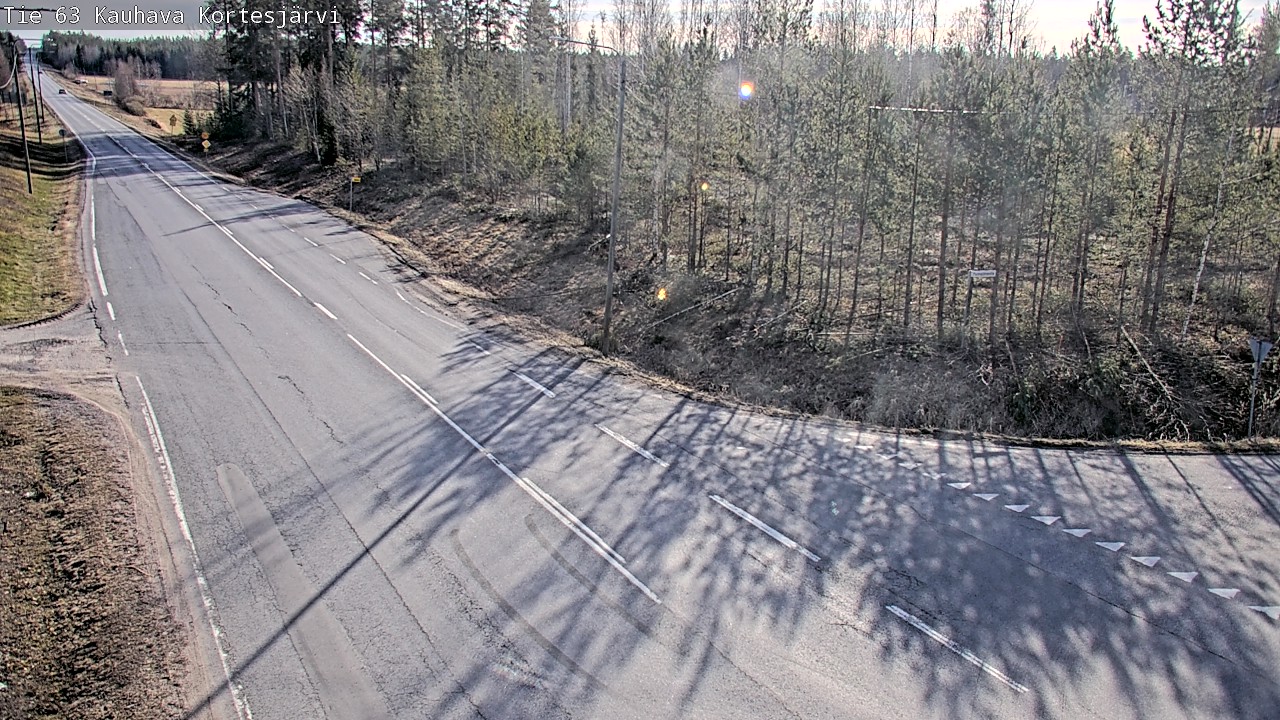Weather Camera Image Väg 63 Kauhava Kortesjärvi, Kauhava, Etelä-Pohjanmaa