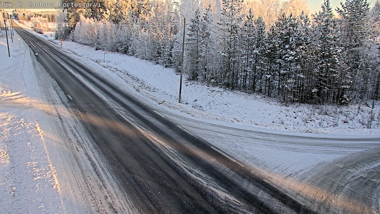 Weather Camera Image Road 63 Kauhava Kortesjärvi, Kauhava, Etelä-Pohjanmaa
