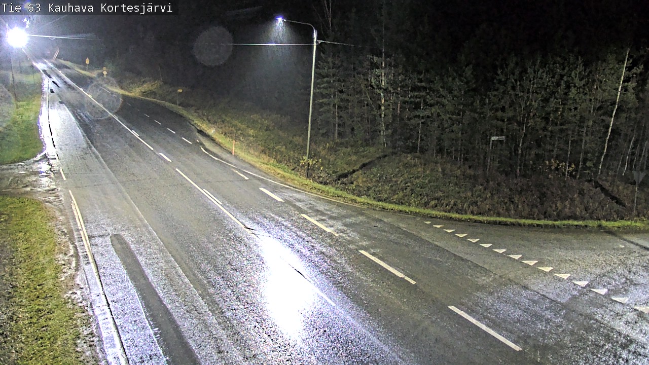 Weather Camera Image Road 63 Kauhava Kortesjärvi, Kauhava, Etelä-Pohjanmaa