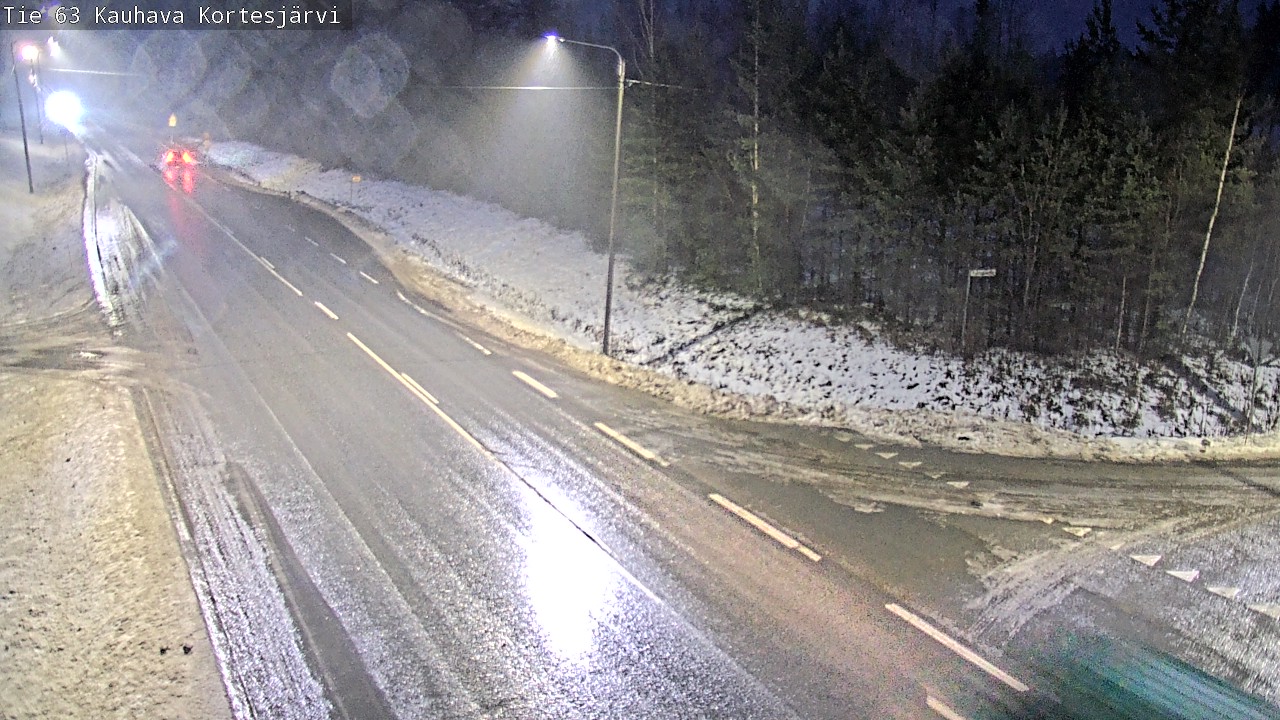 Weather Camera Image Road 63 Kauhava Kortesjärvi, Kauhava, Etelä-Pohjanmaa