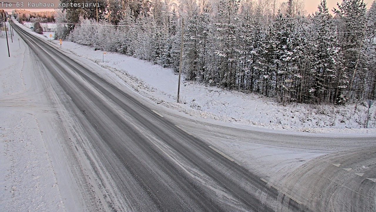 Weather Camera Image Väg 63 Kauhava Kortesjärvi, Kauhava, Etelä-Pohjanmaa