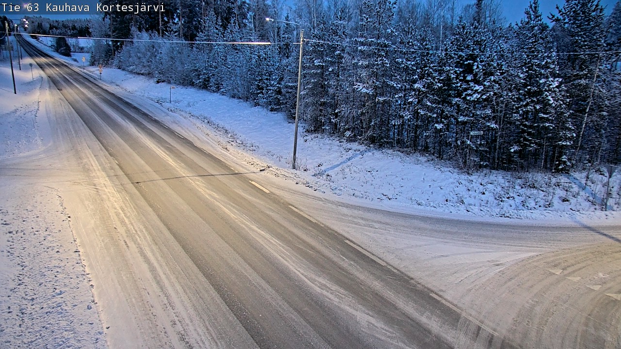 Weather Camera Image Väg 63 Kauhava Kortesjärvi, Kauhava, Etelä-Pohjanmaa