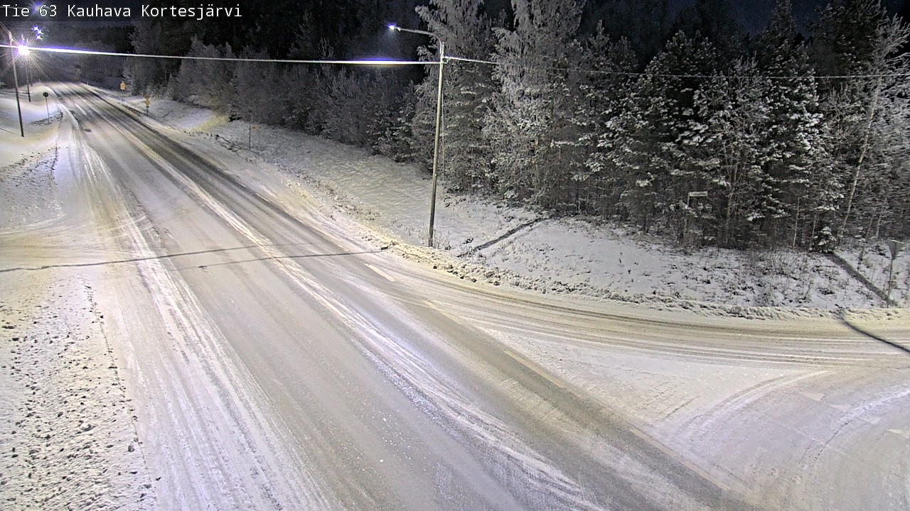 Weather Camera Image Road 63 Kauhava Kortesjärvi, Kauhava, Etelä-Pohjanmaa