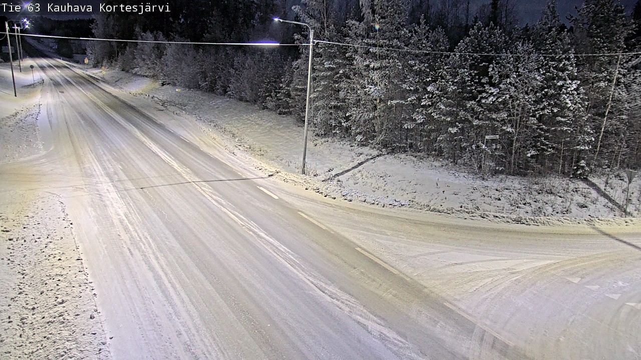 Weather Camera Image Väg 63 Kauhava Kortesjärvi, Kauhava, Etelä-Pohjanmaa
