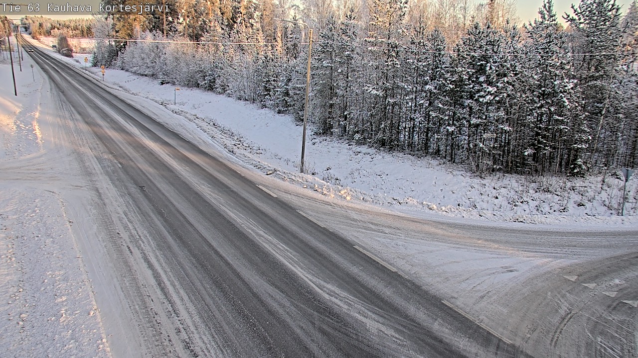 Weather Camera Image Väg 63 Kauhava Kortesjärvi, Kauhava, Etelä-Pohjanmaa