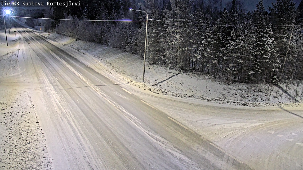 Weather Camera Image Väg 63 Kauhava Kortesjärvi, Kauhava, Etelä-Pohjanmaa