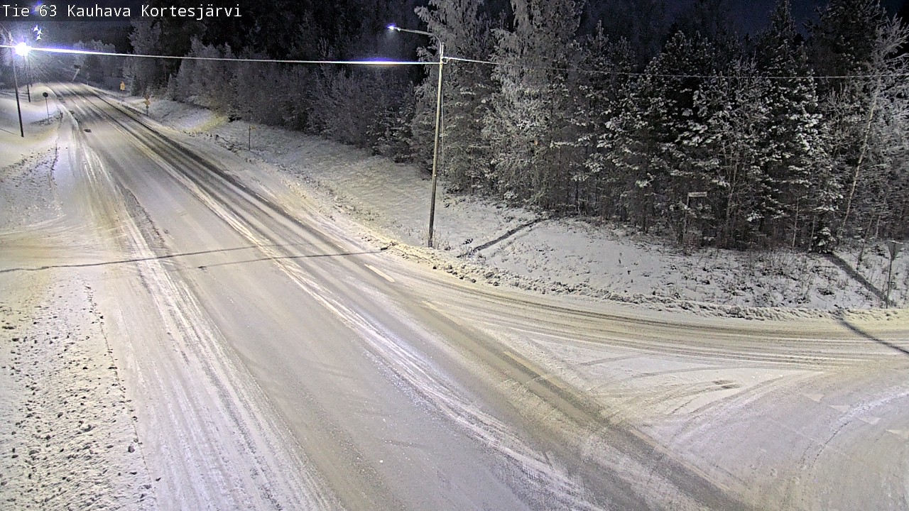 Weather Camera Image Road 63 Kauhava Kortesjärvi, Kauhava, Etelä-Pohjanmaa