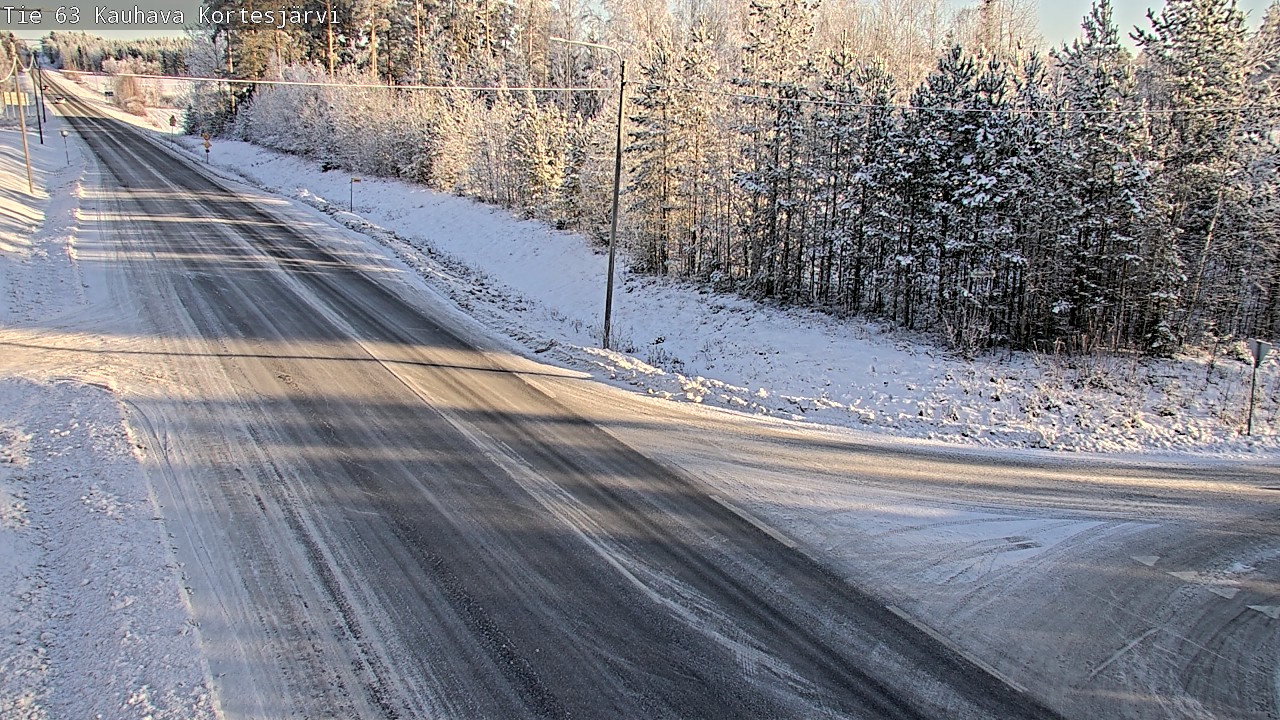 Weather Camera Image Väg 63 Kauhava Kortesjärvi, Kauhava, Etelä-Pohjanmaa