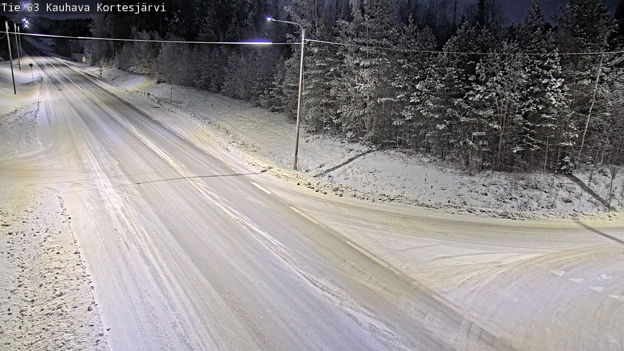 Weather Camera Image Väg 63 Kauhava Kortesjärvi, Kauhava, Etelä-Pohjanmaa