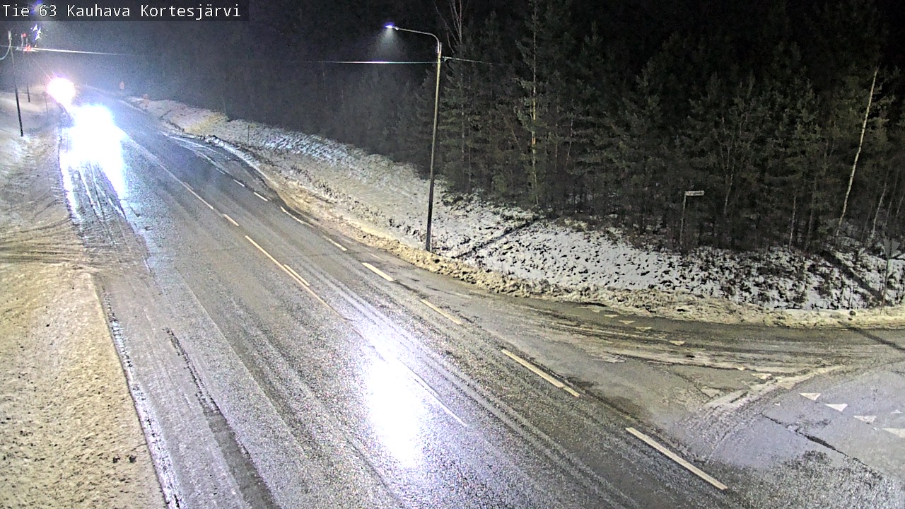 Weather Camera Image Road 63 Kauhava Kortesjärvi, Kauhava, Etelä-Pohjanmaa