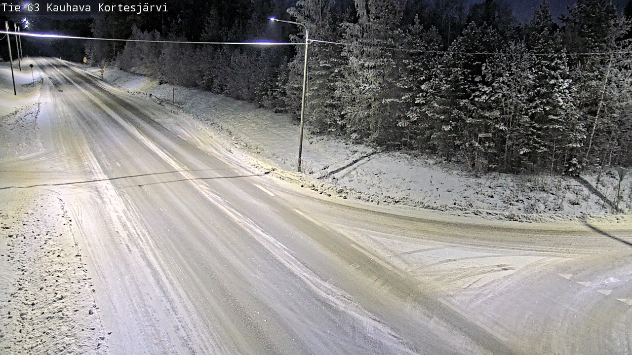 Weather Camera Image Väg 63 Kauhava Kortesjärvi, Kauhava, Etelä-Pohjanmaa