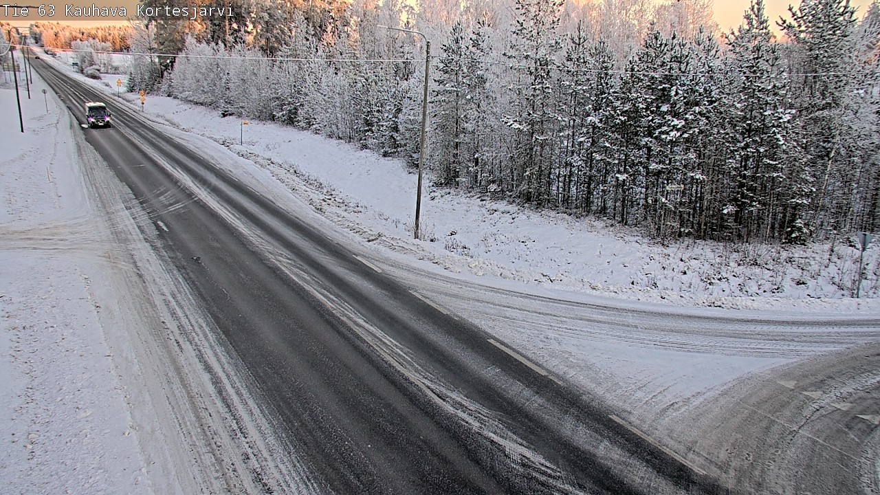 Weather Camera Image Road 63 Kauhava Kortesjärvi, Kauhava, Etelä-Pohjanmaa