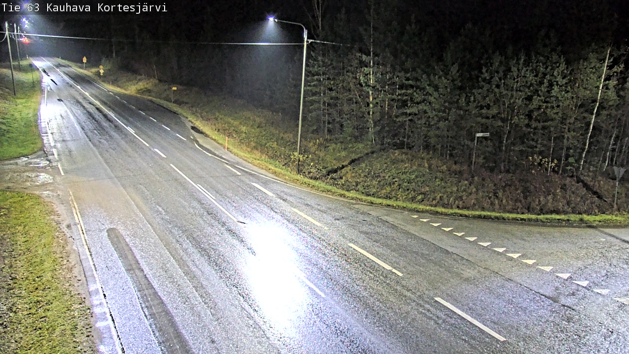 Weather Camera Image Väg 63 Kauhava Kortesjärvi, Kauhava, Etelä-Pohjanmaa