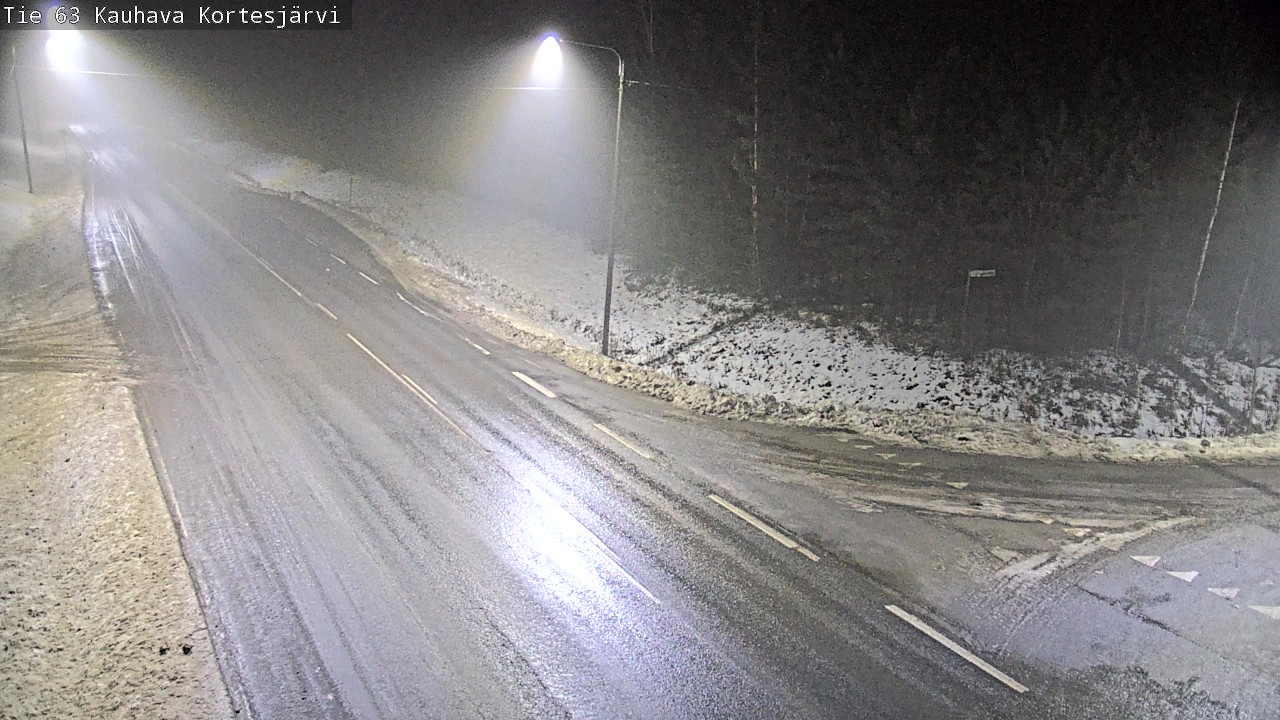 Weather Camera Image Road 63 Kauhava Kortesjärvi, Kauhava, Etelä-Pohjanmaa