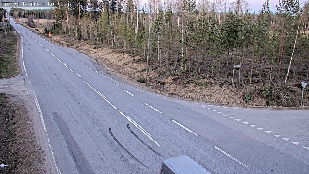 Weather Camera Image Väg 63 Kauhava Kortesjärvi, Kauhava, Etelä-Pohjanmaa