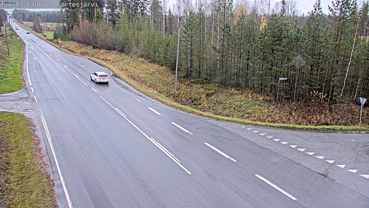 Weather Camera Image Road 63 Kauhava Kortesjärvi, Kauhava, Etelä-Pohjanmaa