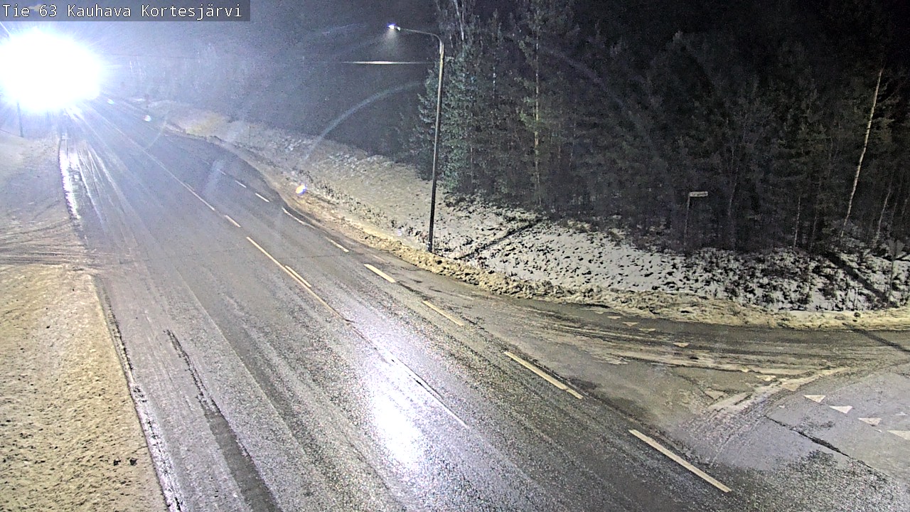 Weather Camera Image Road 63 Kauhava Kortesjärvi, Kauhava, Etelä-Pohjanmaa