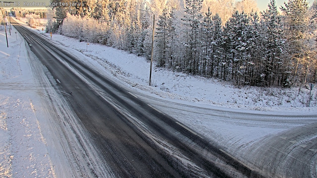 Weather Camera Image Road 63 Kauhava Kortesjärvi, Kauhava, Etelä-Pohjanmaa