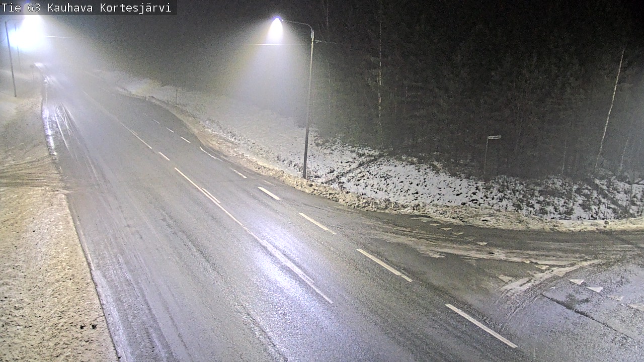 Weather Camera Image Road 63 Kauhava Kortesjärvi, Kauhava, Etelä-Pohjanmaa