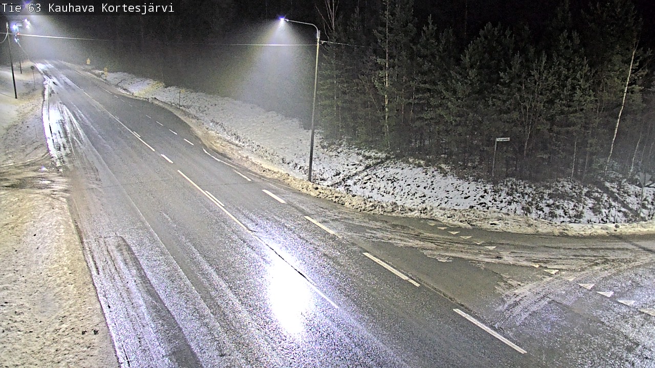 Weather Camera Image Road 63 Kauhava Kortesjärvi, Kauhava, Etelä-Pohjanmaa
