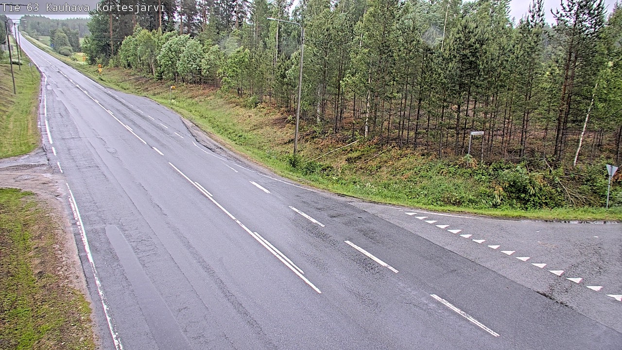 Weather Camera Image Road 63 Kauhava Kortesjärvi, Kauhava, Etelä-Pohjanmaa