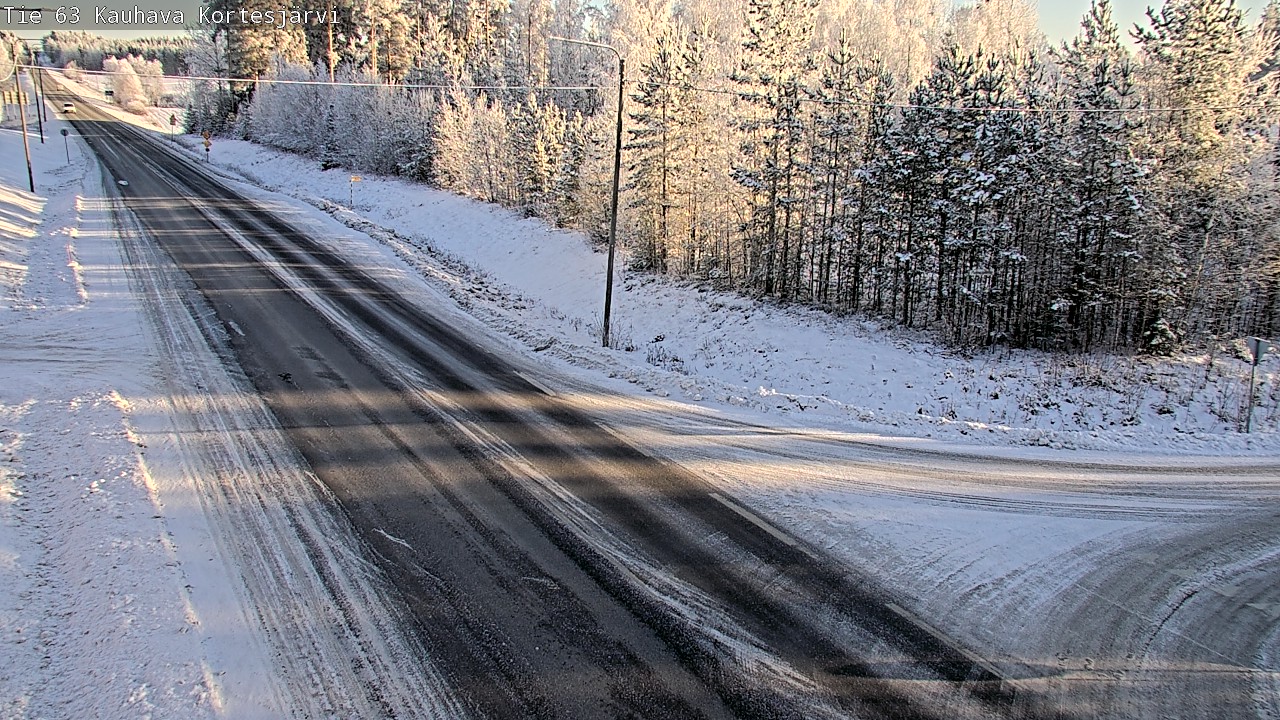Weather Camera Image Road 63 Kauhava Kortesjärvi, Kauhava, Etelä-Pohjanmaa