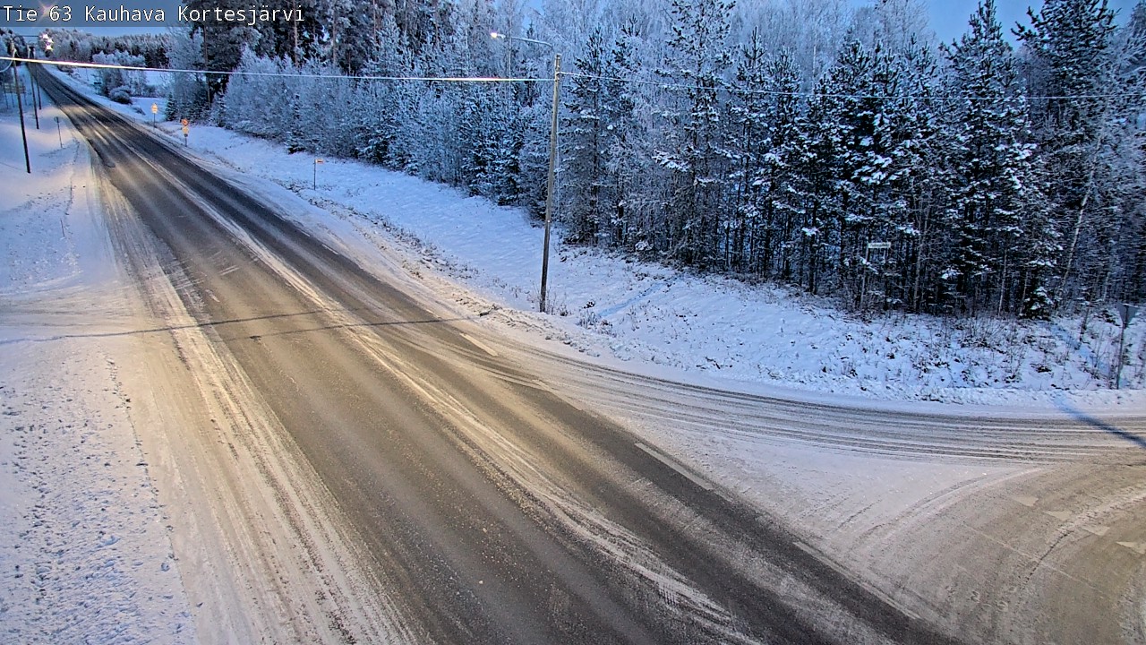 Weather Camera Image Road 63 Kauhava Kortesjärvi, Kauhava, Etelä-Pohjanmaa