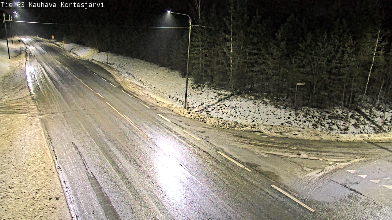 Weather Camera Image Road 63 Kauhava Kortesjärvi, Kauhava, Etelä-Pohjanmaa