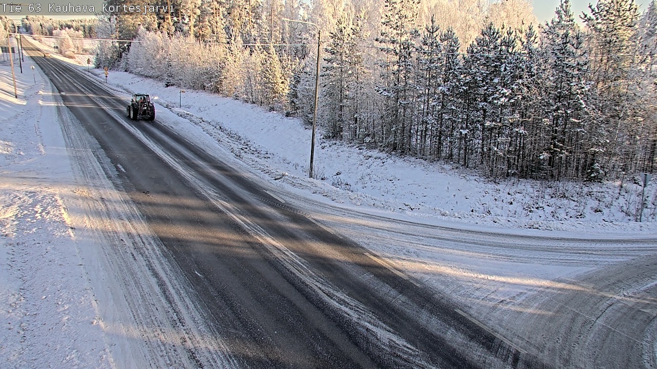 Weather Camera Image Road 63 Kauhava Kortesjärvi, Kauhava, Etelä-Pohjanmaa