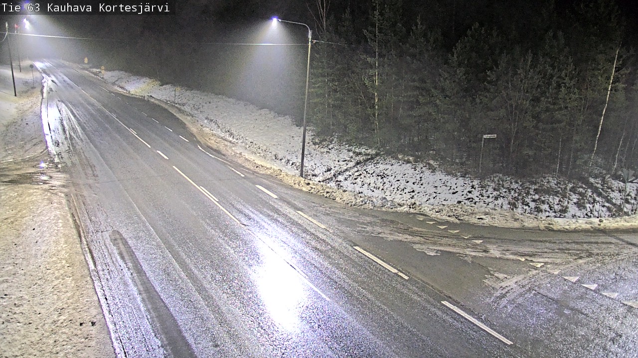 Weather Camera Image Road 63 Kauhava Kortesjärvi, Kauhava, Etelä-Pohjanmaa