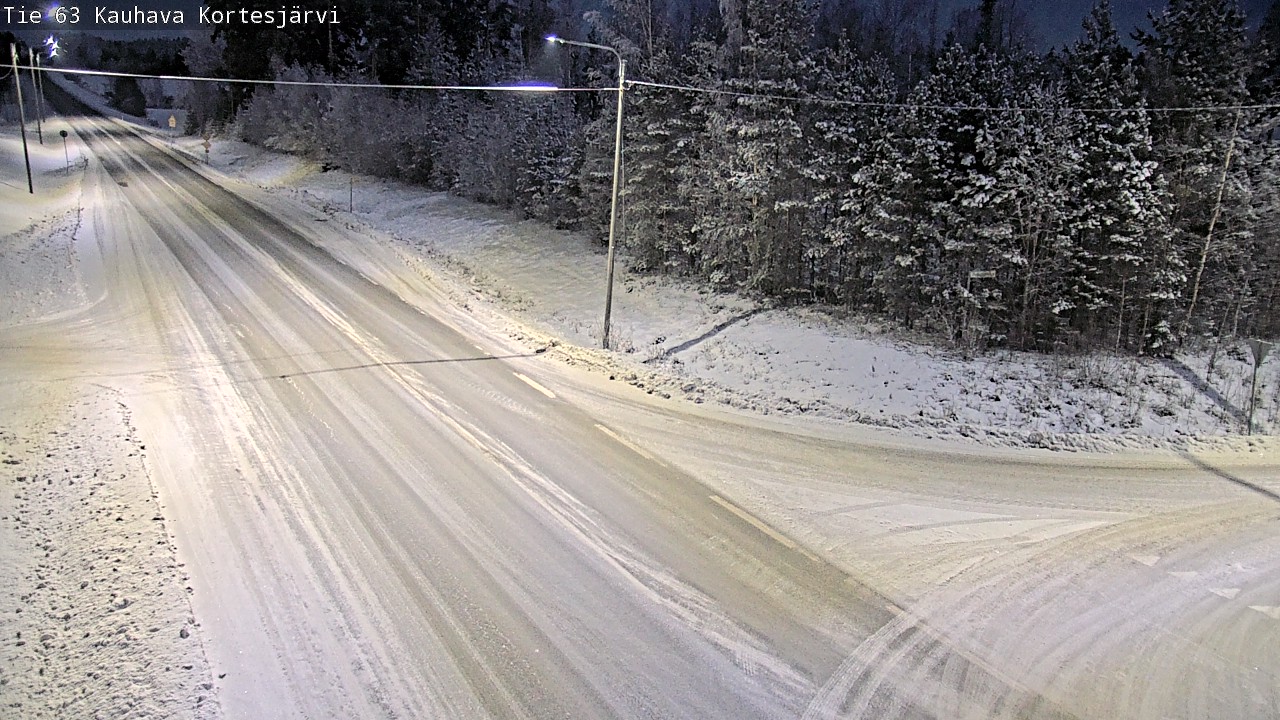 Weather Camera Image Väg 63 Kauhava Kortesjärvi, Kauhava, Etelä-Pohjanmaa