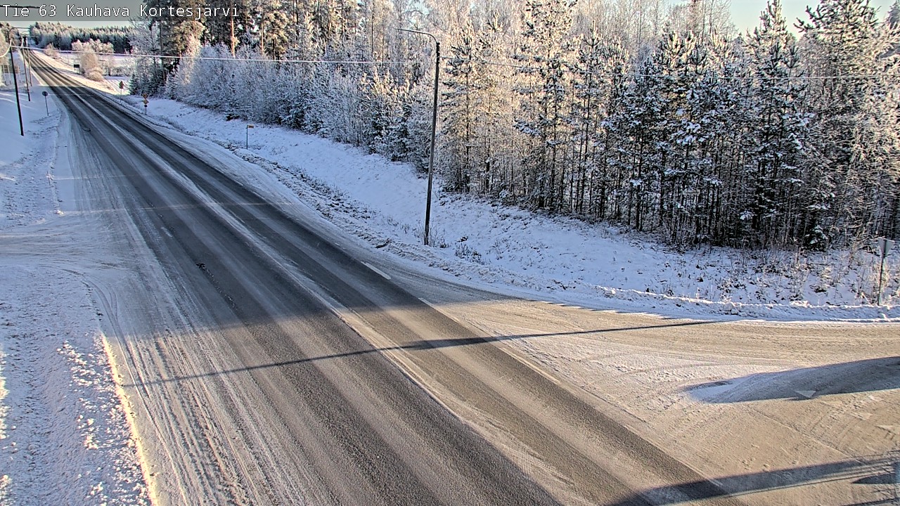 Weather Camera Image Väg 63 Kauhava Kortesjärvi, Kauhava, Etelä-Pohjanmaa