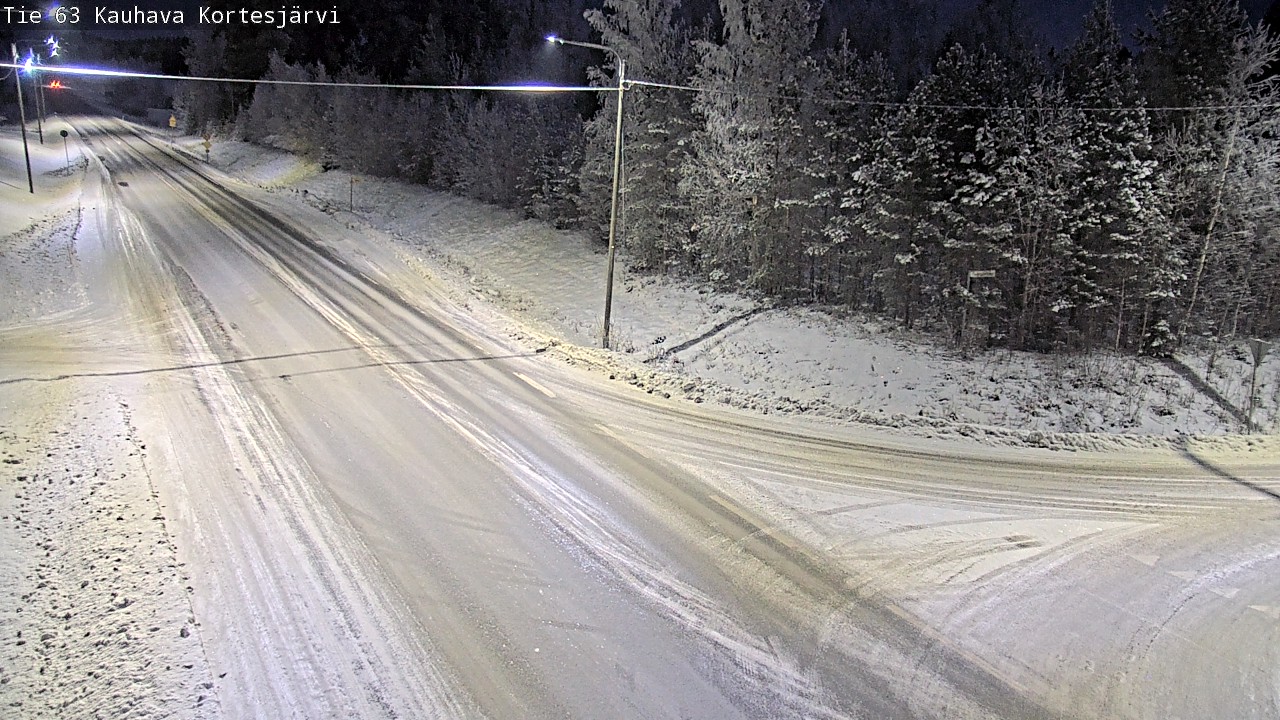 Weather Camera Image Road 63 Kauhava Kortesjärvi, Kauhava, Etelä-Pohjanmaa