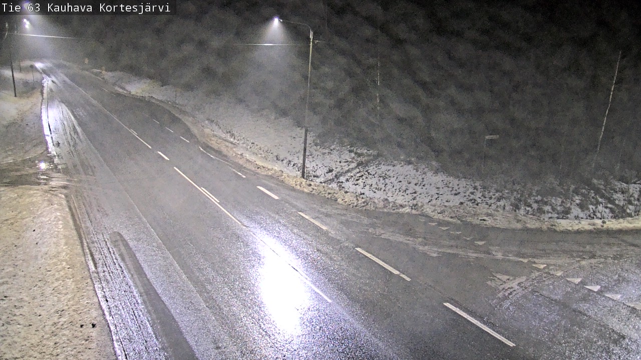 Weather Camera Image Väg 63 Kauhava Kortesjärvi, Kauhava, Etelä-Pohjanmaa