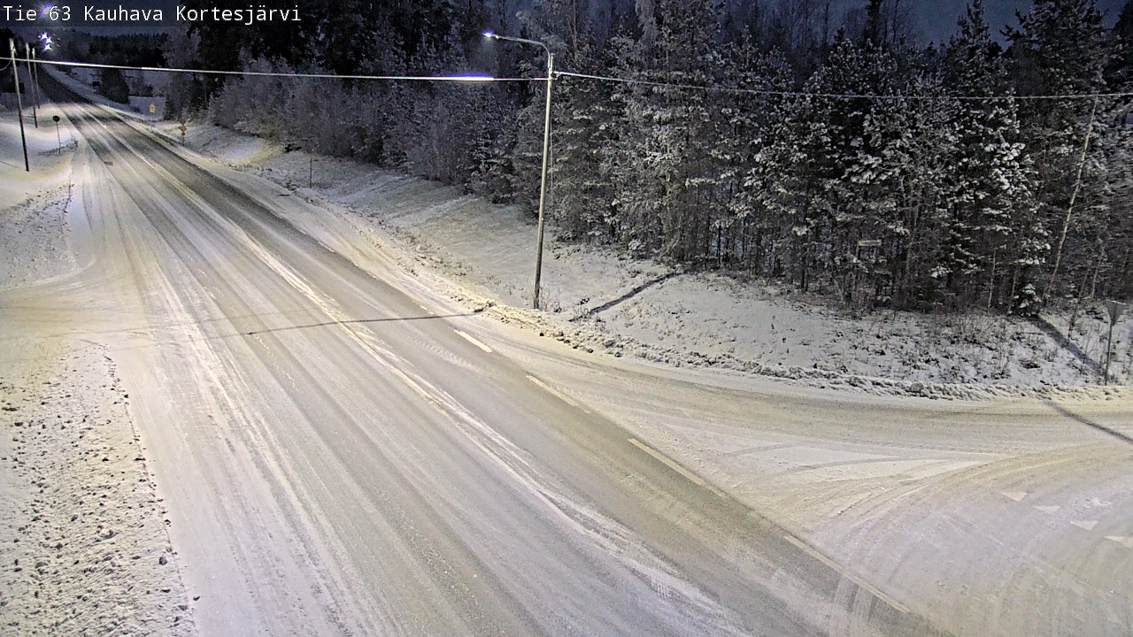 Weather Camera Image Väg 63 Kauhava Kortesjärvi, Kauhava, Etelä-Pohjanmaa