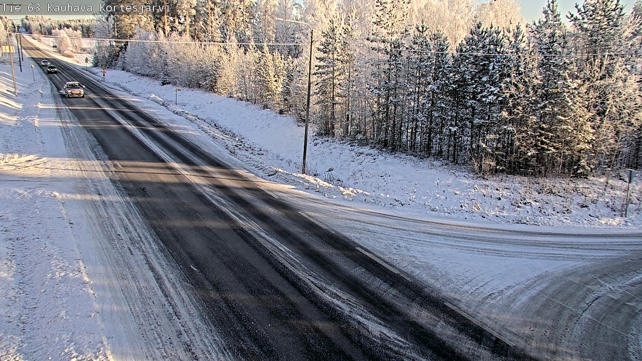 Weather Camera Image Road 63 Kauhava Kortesjärvi, Kauhava, Etelä-Pohjanmaa